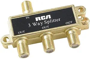 RCA VH48R Three-Way Coax Cable Splitter — main product image