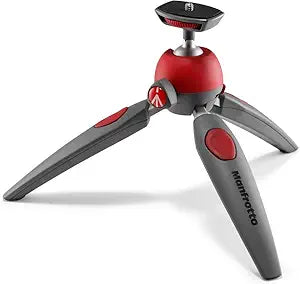 Manfrotto MTPIXIEVO-RD PIXI EVO Red 2-Section Mini Tripod