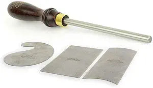 Crown 377 & 376 Scrapers Set with Burnisher Woodworking — main product image