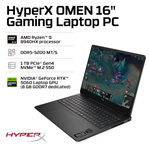 HP OMEN 16 Gaming Laptop with Ryzen 9 and RTX 5060 — main product image