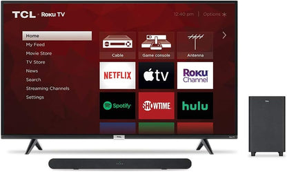 TCL 6 Series 65" 4K TV & Alto 6 Soundbar Combo