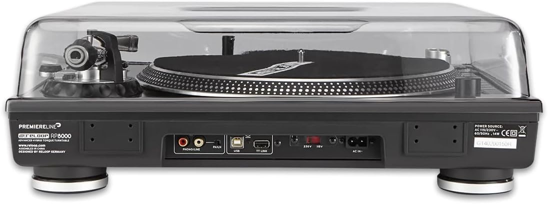 Decksaver DS-PC-RPTURNTABLE Reloop RP-8000/7000 Turntable Cover