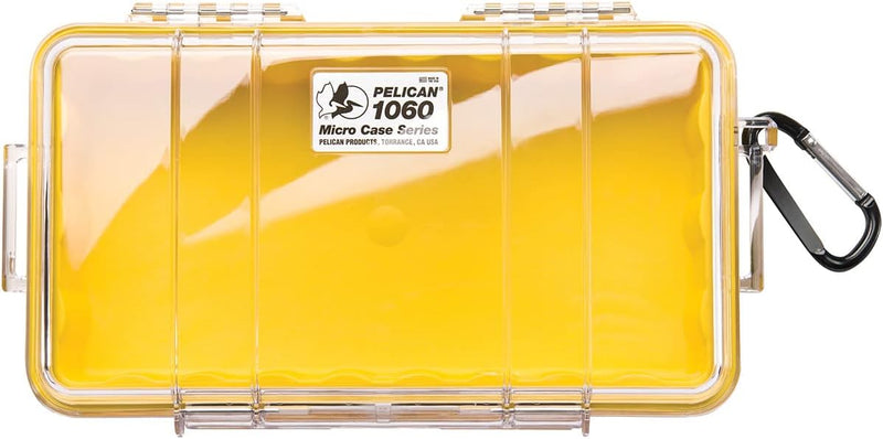 Pelican 1060YEL-C Micro Case - Waterproof, Yellow — main product image