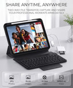 BAVNCO USB-C & USB-A 4-in-1 SD & MicroSD Card Reader