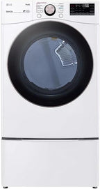 LG DLGX4001W 7.4 Cu. Ft. Smart Gas Dryer TurboSteam