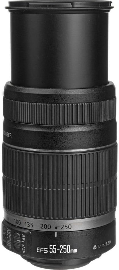 Canon 2044B002 EF-S 55-250mm Telephoto Zoom Lens IS
