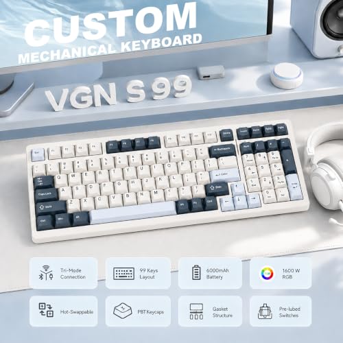 VGN S99 Tri-Mode Hot-Swappable Wireless Mechanical Keyboard — main product image