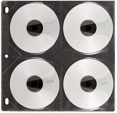 Vaultz IDEVZ01401 CD Binder Pages - 25 Pack