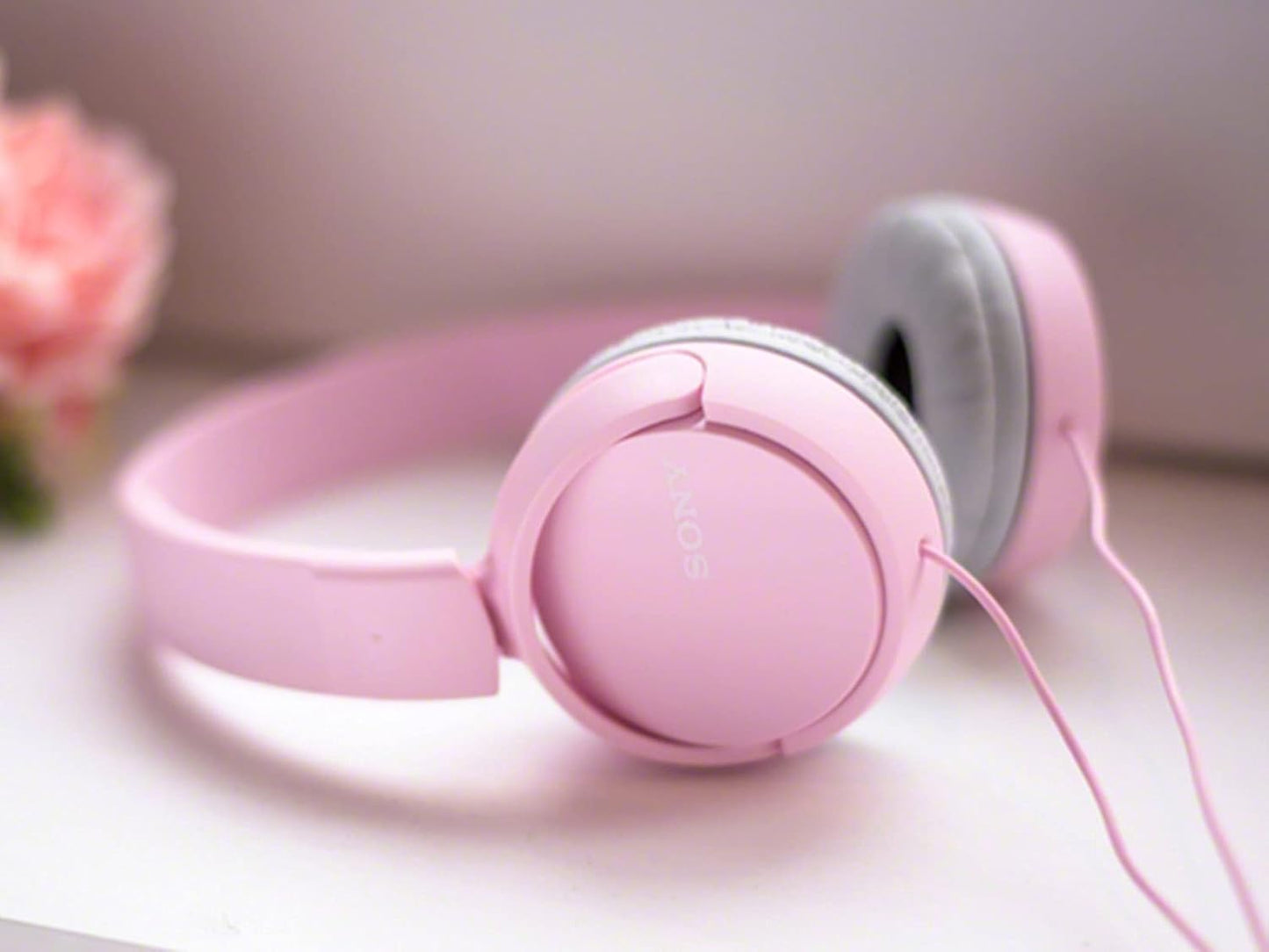 Sony MDRZX110P Dynamic Foldable Pink Headphones