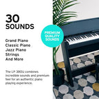 Korg LP-380-RW-U 88-Key Digital Home Piano Weighted Keyboard