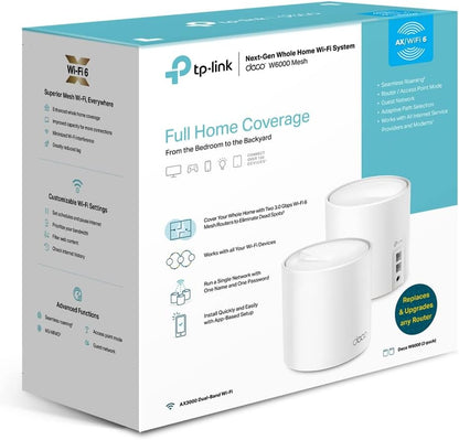TP-Link Deco W6000 AX3000 Mesh Router (Renewed)