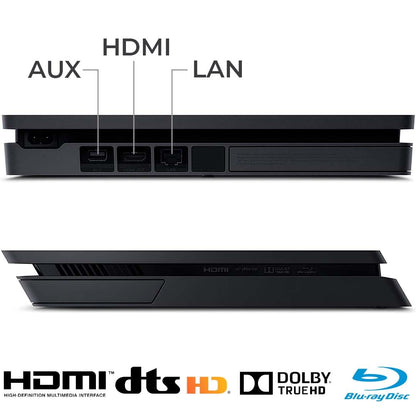 Sony CUH-2200 PlayStation 4 Slim 1TB Bundle (Renewed)