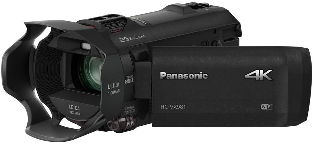 Panasonic HC-VX981K 4K Ultra HD 20X Zoom Camcorder