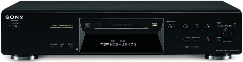 Sony MDSJE470 MiniDisc Player Recorder ATRAC — main product image