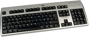 HP 631411-094 Smartcard USB Norwegian CCID Keyboard