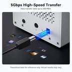 Yottamaster 5-Bay USB 3.0 DAS Enclosure with 512GB SATA SSD