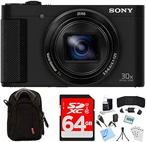 Sony DSC-HX80/B Cyber-Shot Camera 64GB Deluxe Bundle — main product image