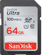 SanDisk 64G_SD_Ultra_R6BLK SD Ultra Card Bundle for Canon EOS Rebel T5