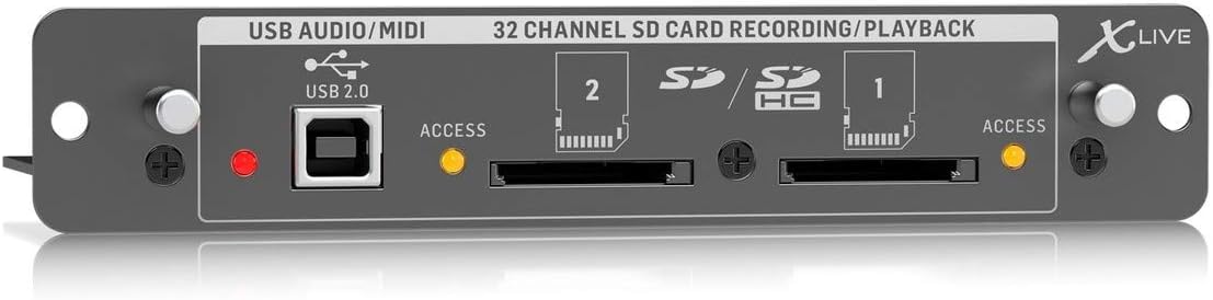 Behringer X-LIVE X32 Expansion Card SD USB Recording