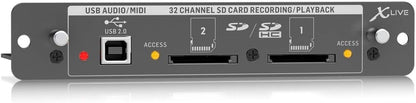 Behringer X-LIVE X32 Expansion Card SD USB Recording