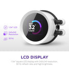 NZXT RL-KR360-W1 Kraken 360 RGB AIO CPU Liquid Cooler White