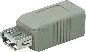 Monoprice 100365 USB 2.0 A Female to B Female Adapter — main product image