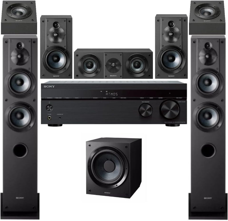 Sony STR-DH790 7.2 Dolby Atmos Receiver & 8-Speaker Bundle — main product image
