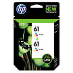HP CZ074FN 61 Tri-Color Ink Cartridge 2-Pack