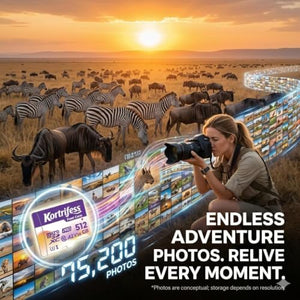 Kortrifess 512GB microSDXC Memory Card, U3 V30 A2