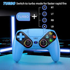 LENISUOLE Wireless Gaming Controller for PS5 and PC