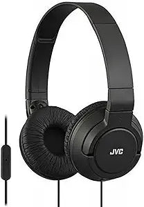 JVC HA-SR185-B-J Bass Headband Smartphone Headphones
