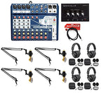 Soundcraft Notepad-12FX Mixer Recording Bundle