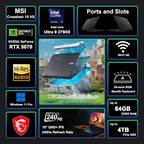 MSI Crosshair 18 HX AI 18-Inch 240Hz RTX 5070 Gaming Laptop