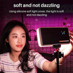 QWERAXZG RGB Full-Color Magnetic Mini LED Video Light