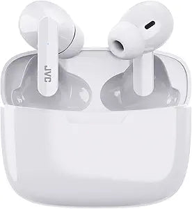 JVC HAD5TW Ultra-Compact Bluetooth Earbuds Coconut White