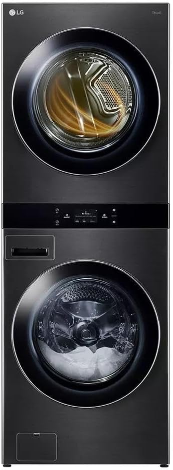 LG WKEX300HBA WashTower™ 5.0 cu.ft Washer & 7.4 cu.ft Electric Dryer