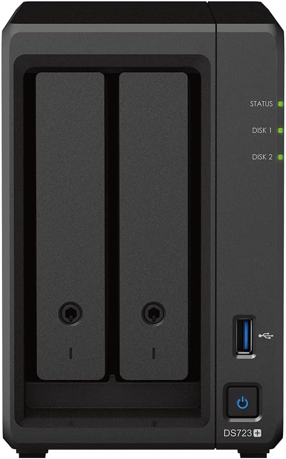 Synology DS723+ 2-Bay NAS DiskStation — main product image
