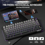 SOLAKAKA A75 PRO Wireless Mechanical Keyboard with LCD Screen