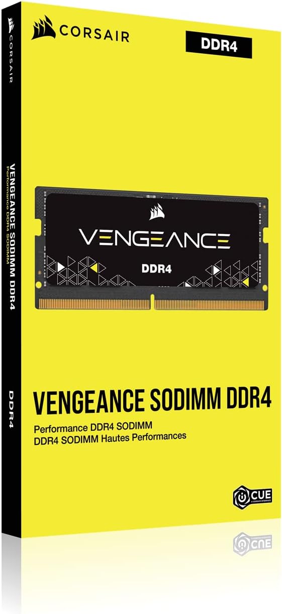 Corsair CMSX32GX4M2A3200C22 32GB Vengeance DDR4 SODIMM Laptop Memory