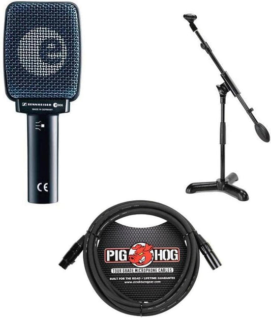 Sennheiser E906 10209 Guitar Amp Instrument Microphone Bundle