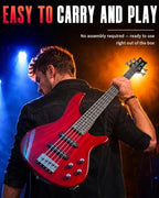 Ktaxon 5-String Electric Bass Guitar Beginner Kit