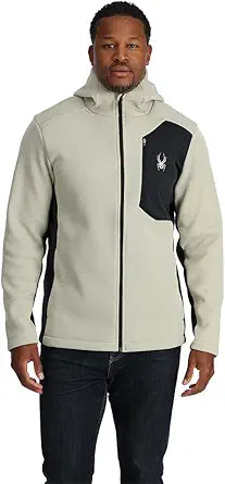 Spyder 38A485322 Men's Full Zip Hooded Fleece Jacket