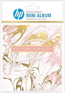 HP 6RW42A Sprocket Printer Mini Album Pink Marble