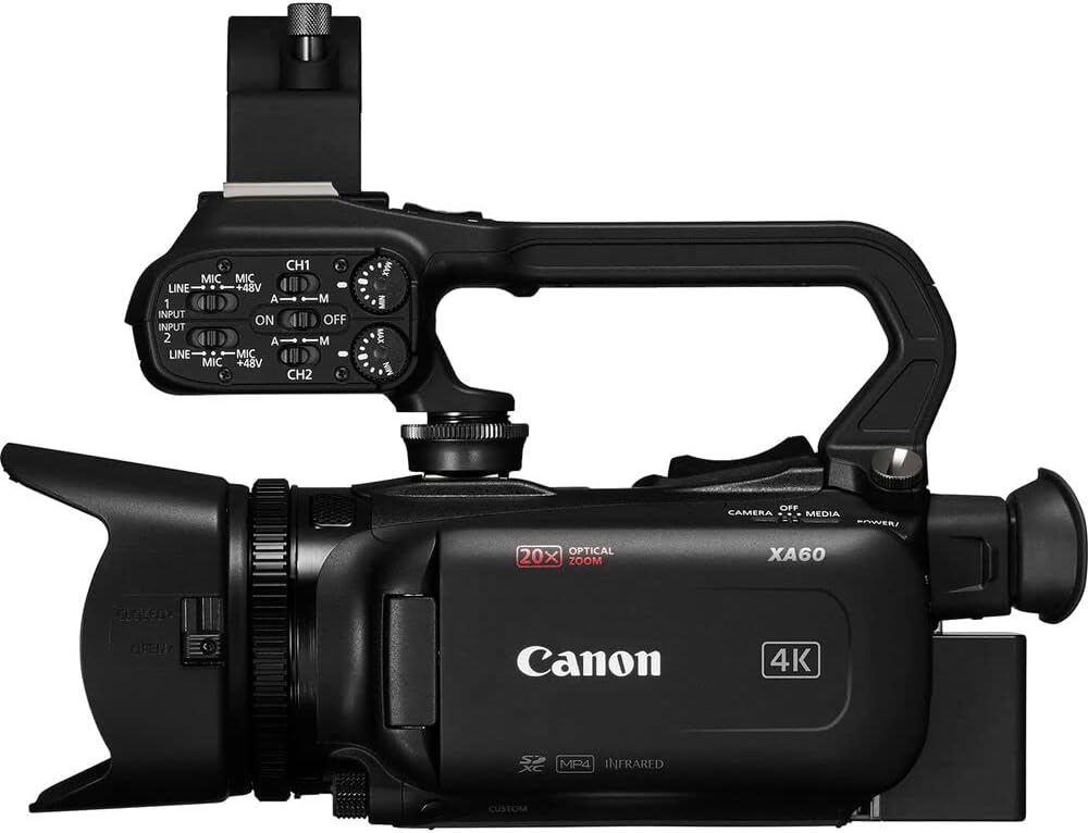 Canon 5733C002 XA60 4K Professional Camcorder Bundle
