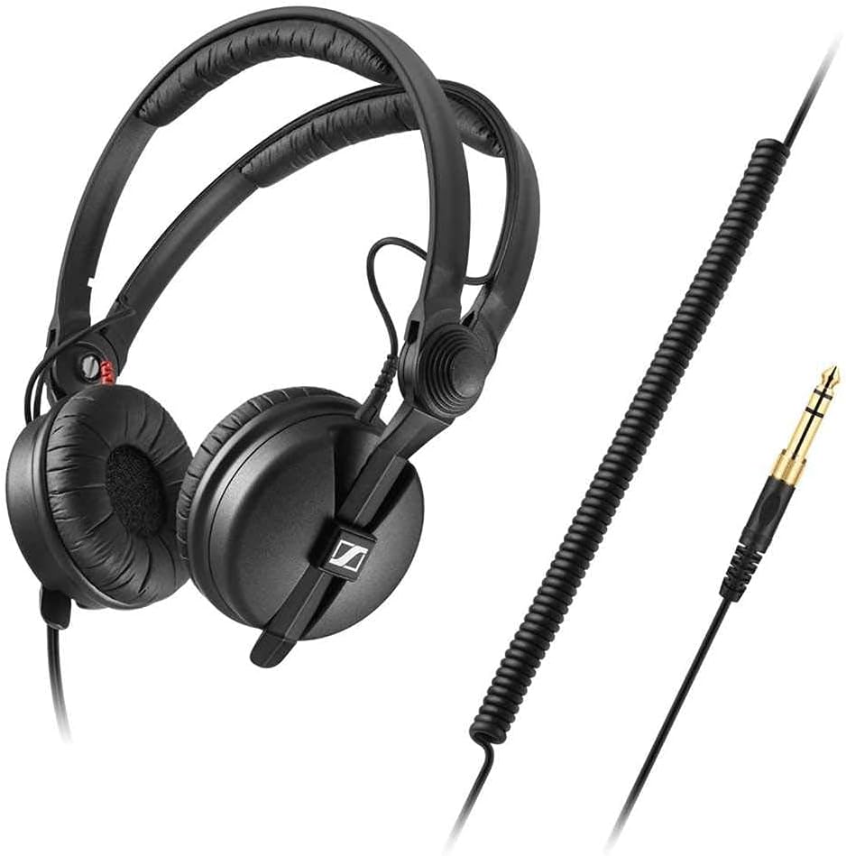 Sennheiser HD 25 Plus Monitor DJ Headphones (Renewed)