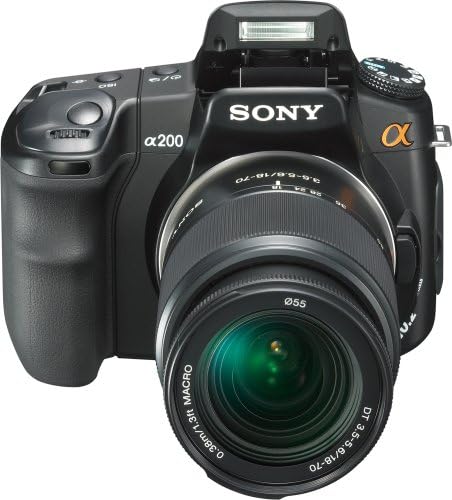 Sony B00125MHVM Alpha A200K DSLR Camera 18-70mm Lens