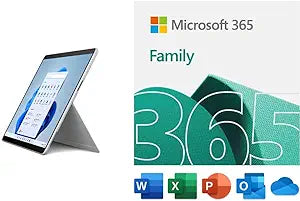 Microsoft Surface Pro X 13" Touchscreen SQ 256GB SSD 16GB 365 Family