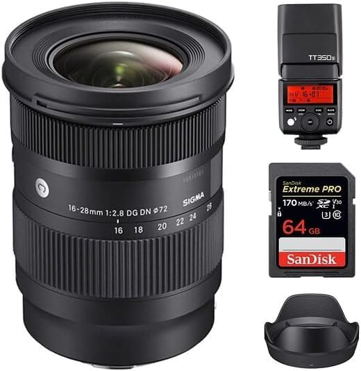 Sigma 16-28mm f/2.8 DG DN Sony E-Mount Lens Bundle