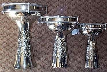 Latin Percussion WB232 Nickel Doumbek: 8-inch Hand Drum