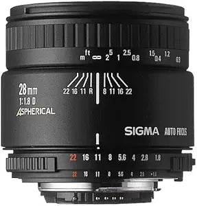 Sigma 28mm F1.8 II Aspherical Nikon Lens